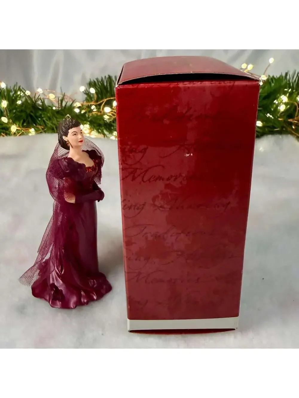 Scarlett O’Hara Hallmark Ornament - 1st in Series 1997 - Scarlett in Burgundy